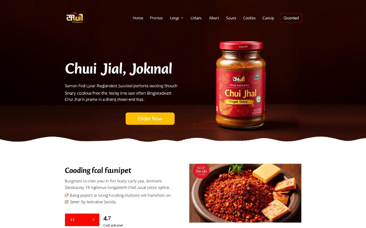 Chui Jhal — Spice Product Landing