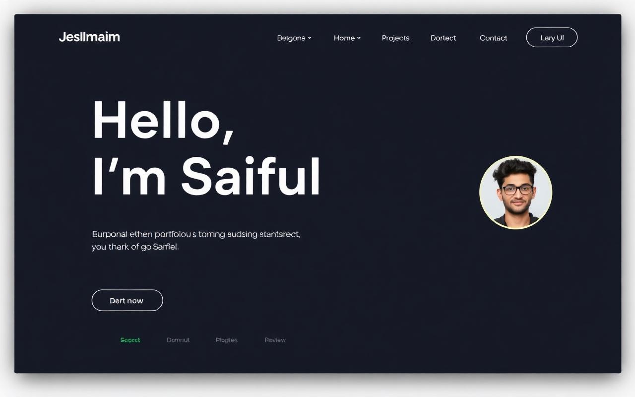 Saiful — Personal Portfolio Website